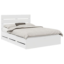 Bedframe met lade met opslag Wit 160 x 200 cm Ingenieurshout