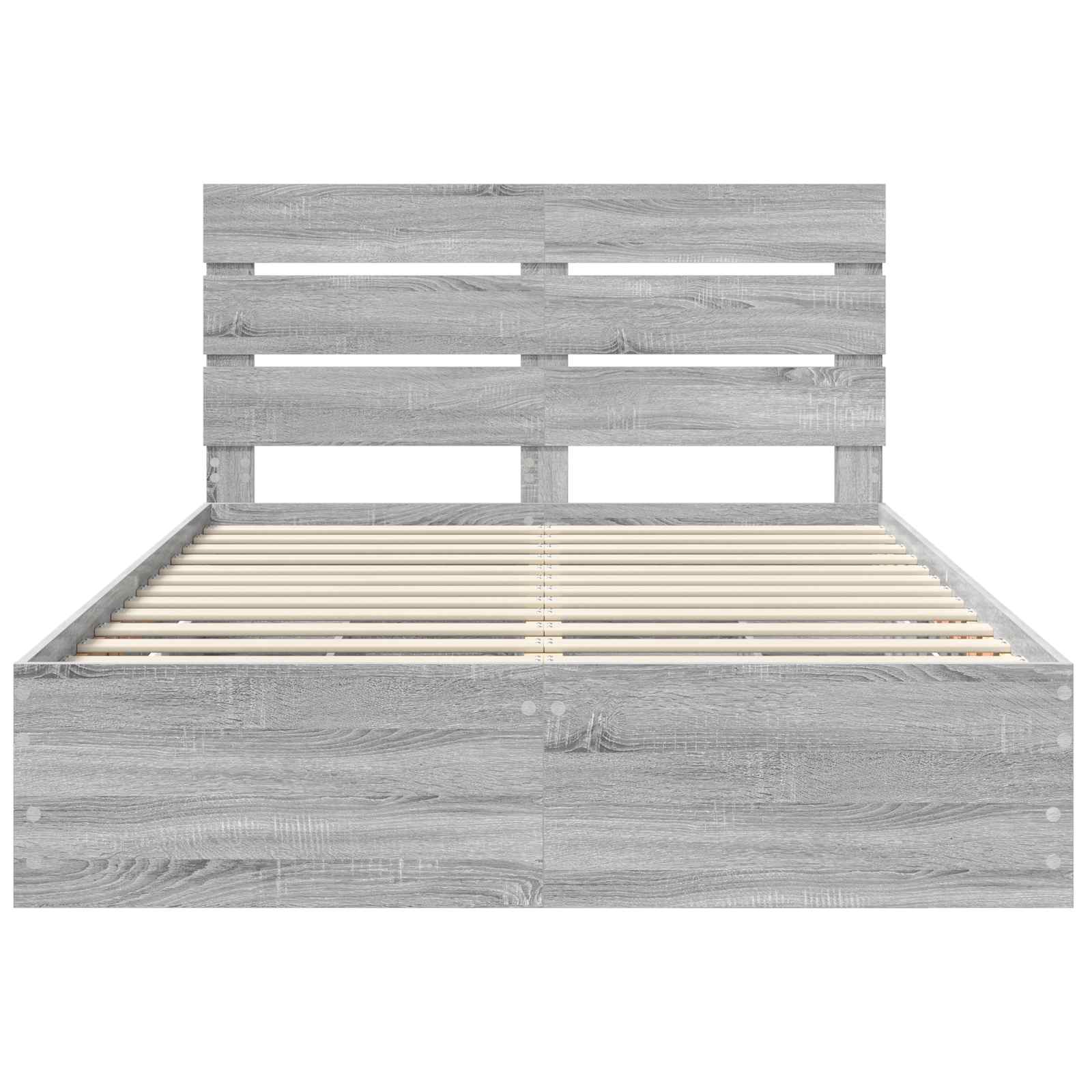 Bedframe met lade Grijs Sonoma 160 x 200 cm Ingenieurshout