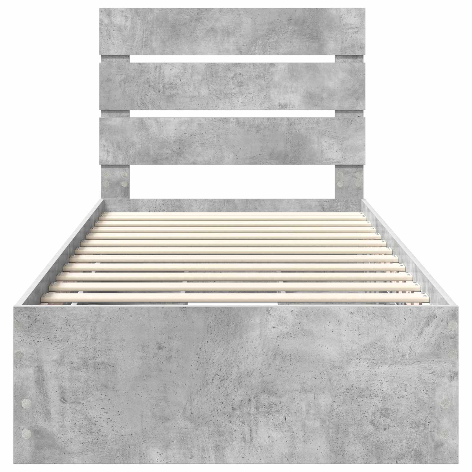 Bedframe met lade Beton Grijs 90 x 200 cm Ingenieurshout
