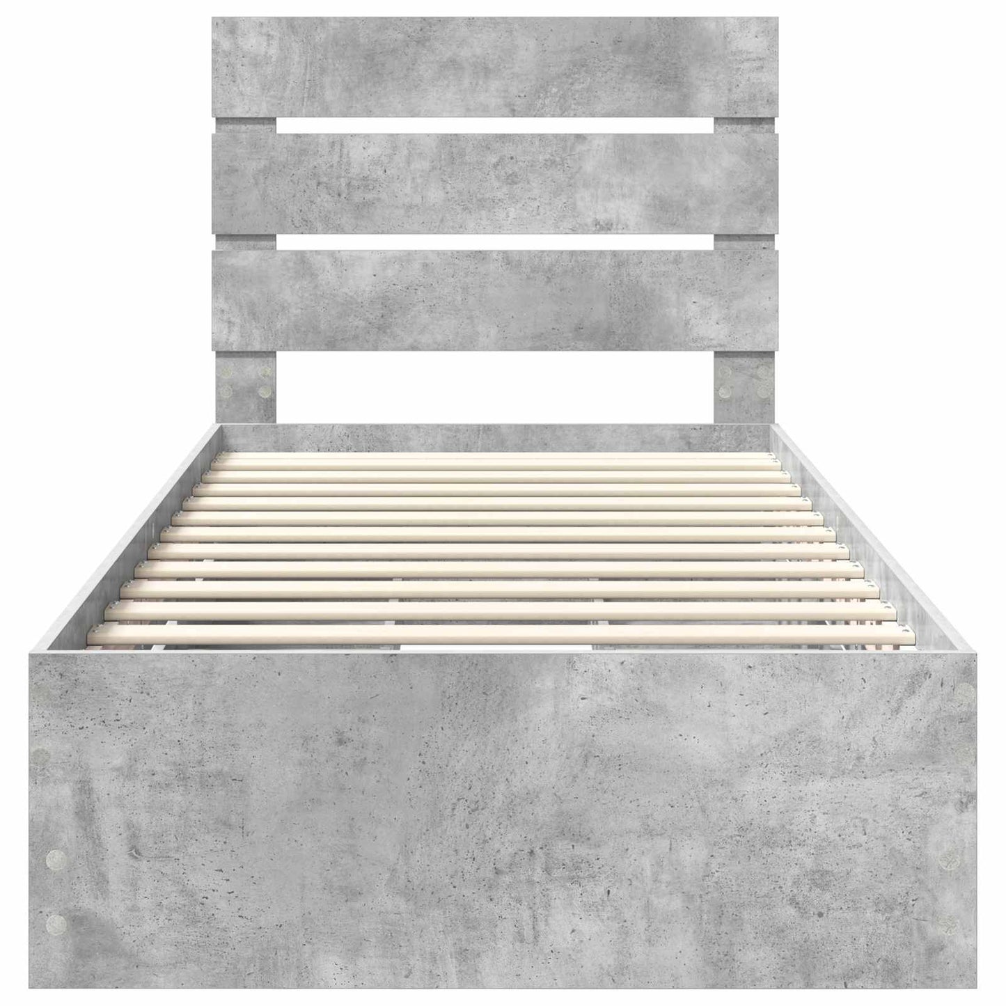 Bedframe met lade Beton Grijs 90 x 190 cm Ingenieurshout
