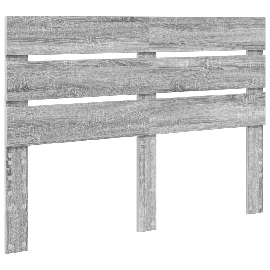 Opslag bed met lade Grijs Sonoma 140 x 200 cm Bewerkt hout
