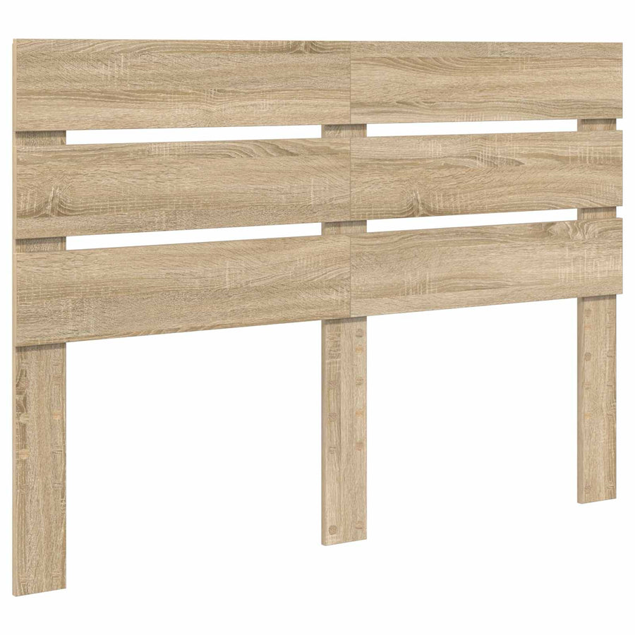 Opslag bed met lade Sonoma Eiken 140 x 190 cm Bewerkt hout