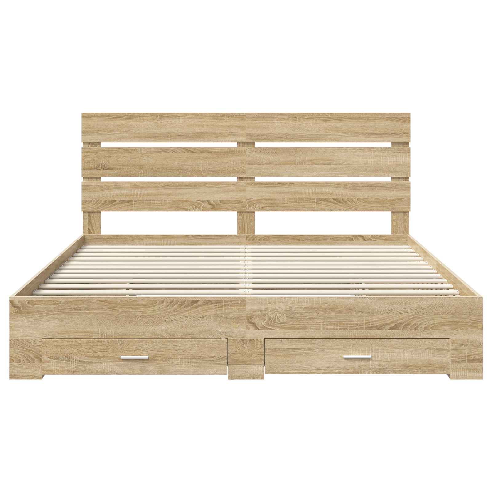 Bedframe met lade Sonoma Eiken 200 x 200 cm Bewerkt hout