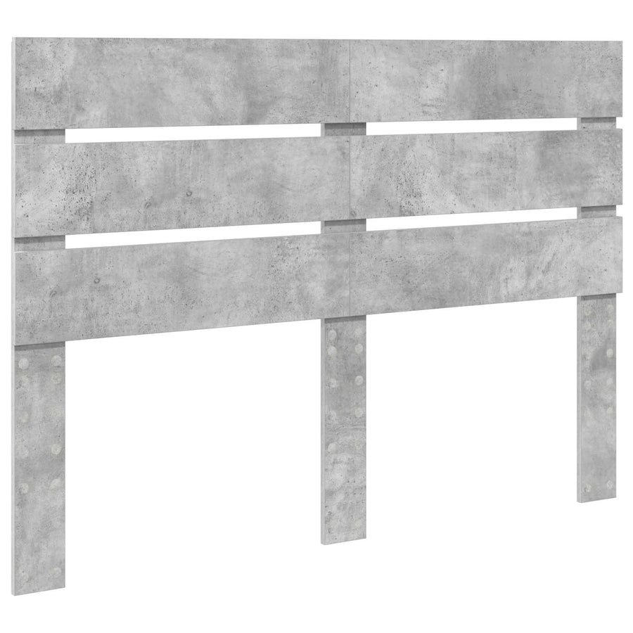 Bedframe met lade Beton Grijs 140 x 200 cm Bewerkt hout