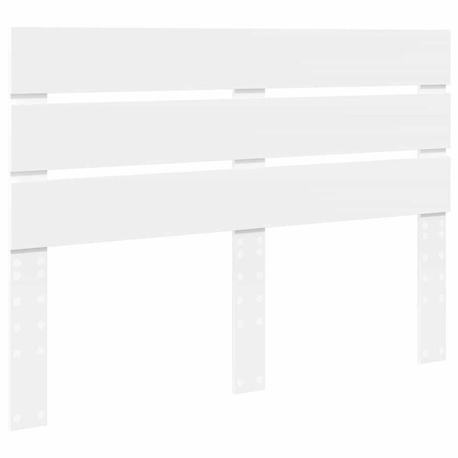 Bedframe met lade met hoofdeinde Wit 140 x 190 cm Bewerkt hout