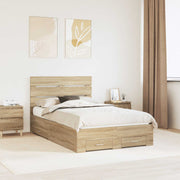 Bedframe met lade Sonoma Eiken 135x190 cm