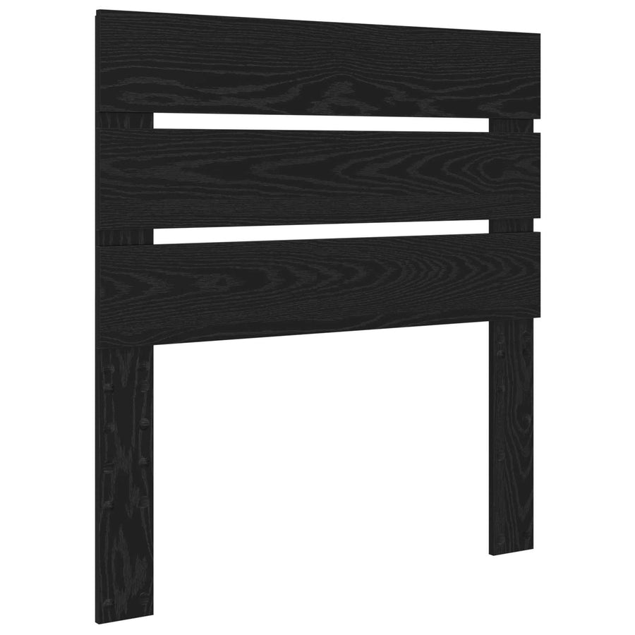 Bedframe met lade Zwart Eiken 100 x 200 cm Bewerkt hout