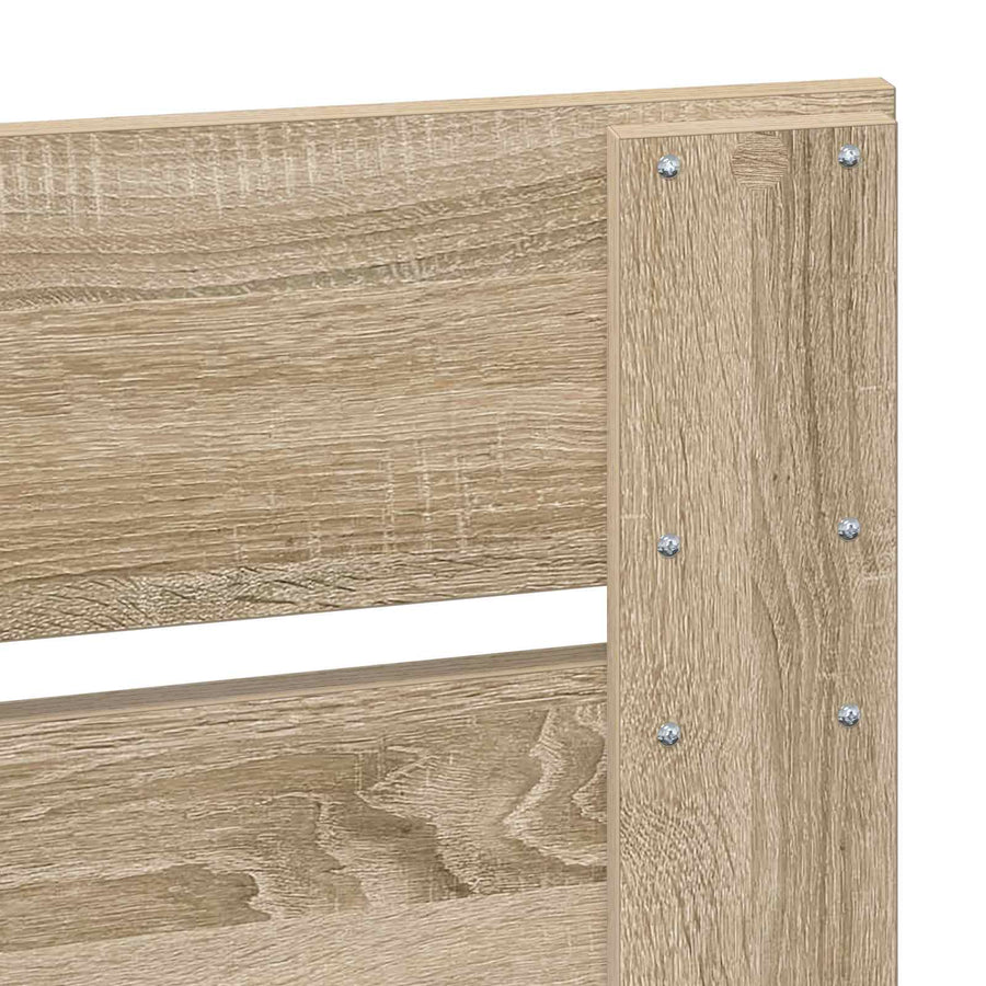 Bedframe met lade Sonoma Eiken 100 x 200 cm Bewerkt hout