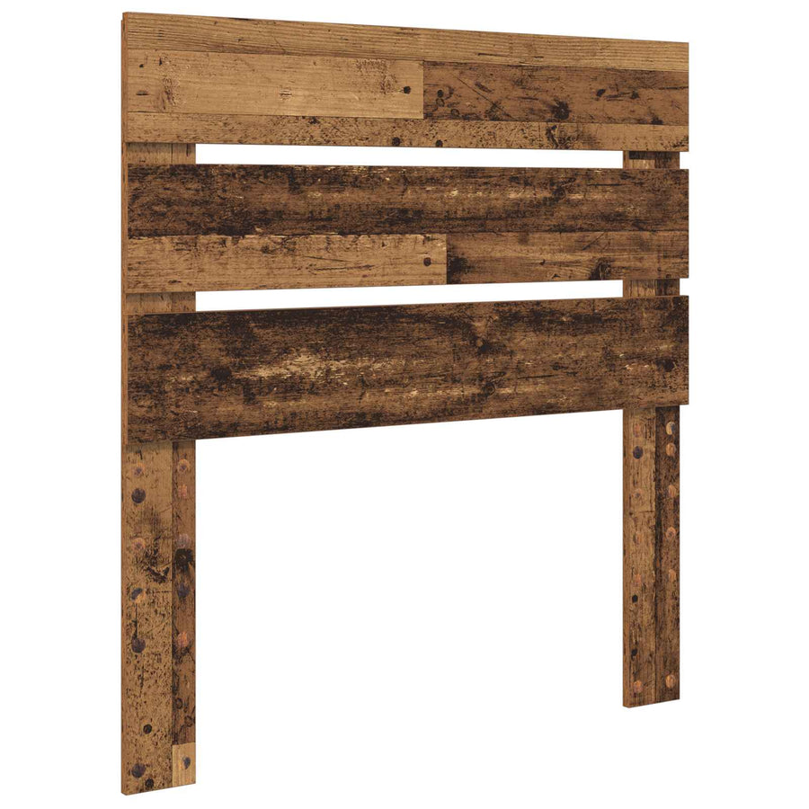 Bedframe met lade met opslag Oudhout 100 x 200 cm Bewerkt hout