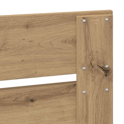 Bedframe met lade Artisan Eiken 90 x 190 cm Bewerkt hout
