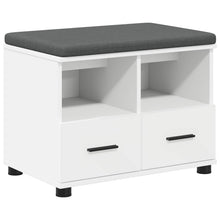 Halbank Wit 60 x 38 x 46 cm Spaanplaat en Bekledingsstof