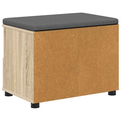 Halbank met kussen met lade Sonoma Eiken 60 x 38 x 46 cm