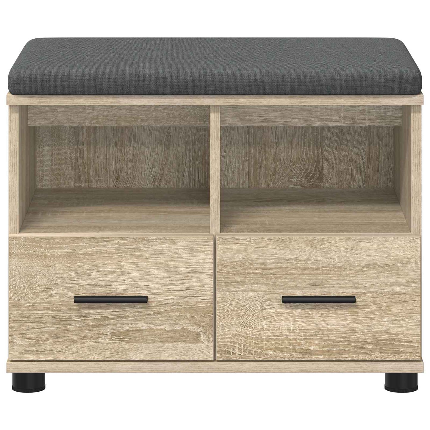 Halbank met kussen met lade Sonoma Eiken 60 x 38 x 46 cm