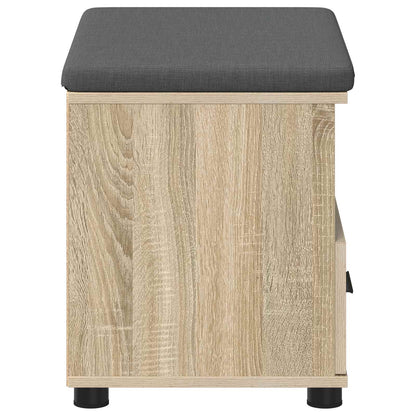Halbank met kussen met lade Sonoma Eiken 60 x 38 x 46 cm