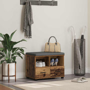 Halbank 60x38x46 cm oudhout spaanplaat stof