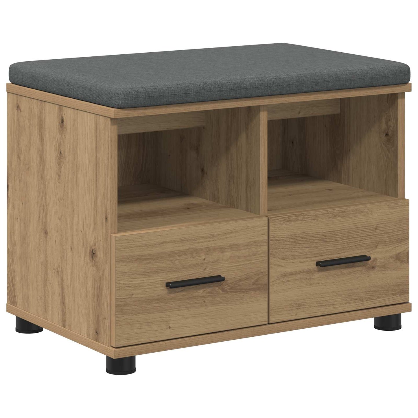 Halbank met kussen met lade Artisan Eiken 60 x 38 x 46 cm