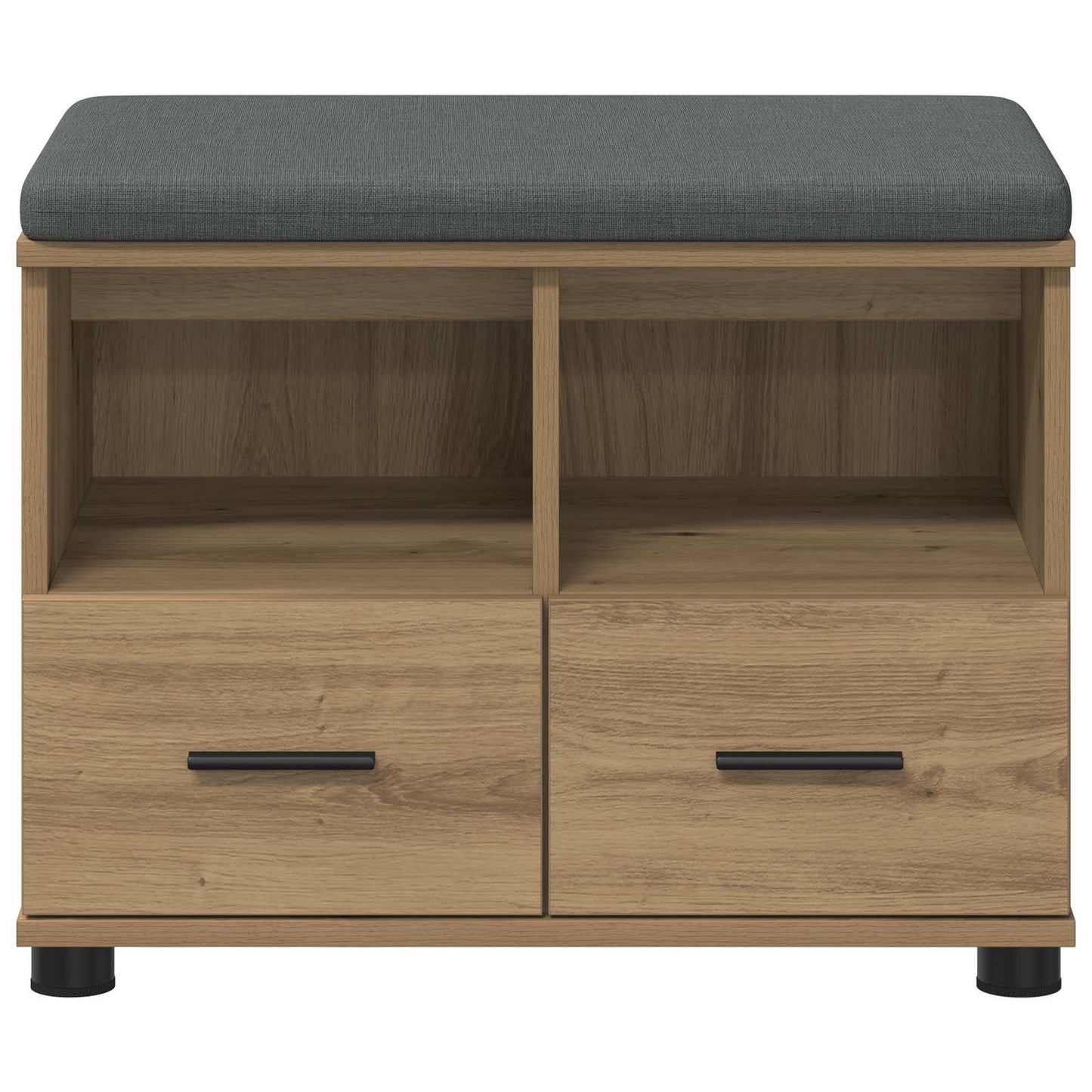 Halbank met kussen met lade Artisan Eiken 60 x 38 x 46 cm