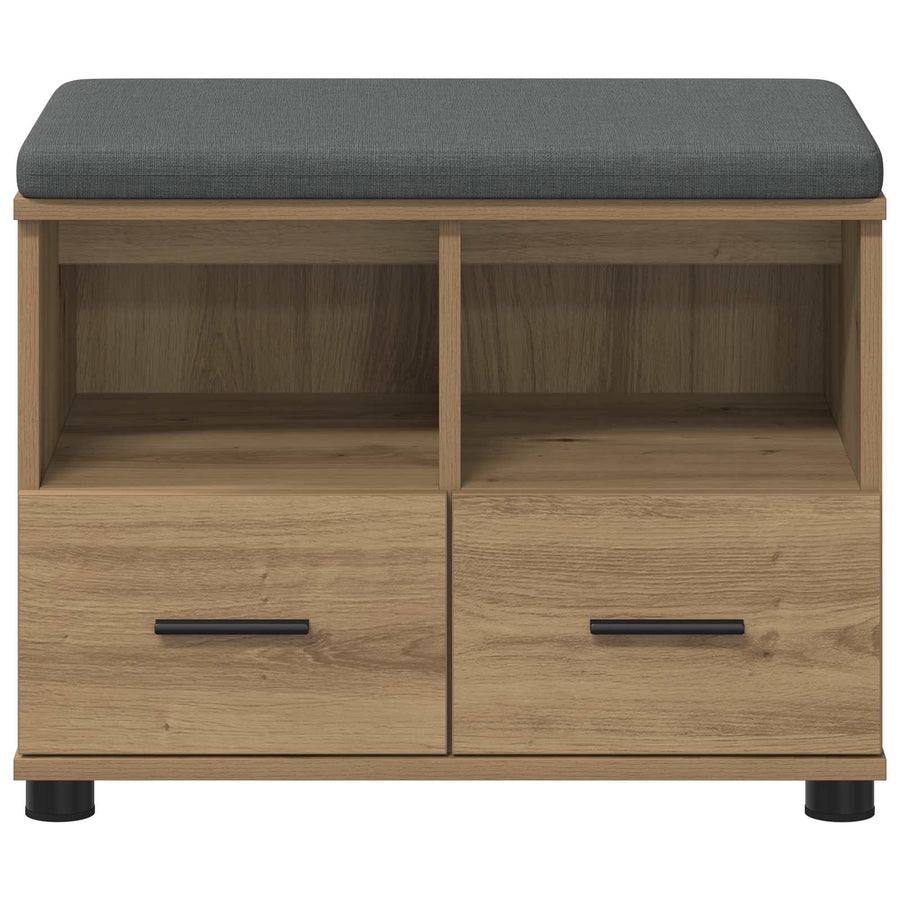 Halbank met kussen met lade Artisan Eiken 60 x 38 x 46 cm