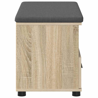Halbank met kussen met lade Sonoma Eiken 80 x 38 x 46 cm