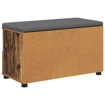 Halbank Oudhout 80 x 38 x 46 cm Spaanplaat en Bekledingsstof