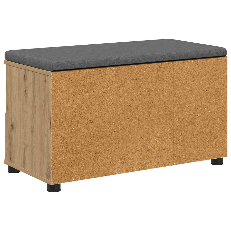 Halbank met kussen met lade Artisan Eiken 80 x 38 x 46 cm