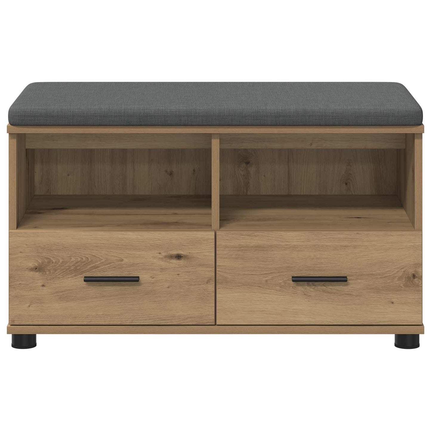 Halbank met kussen met lade Artisan Eiken 80 x 38 x 46 cm