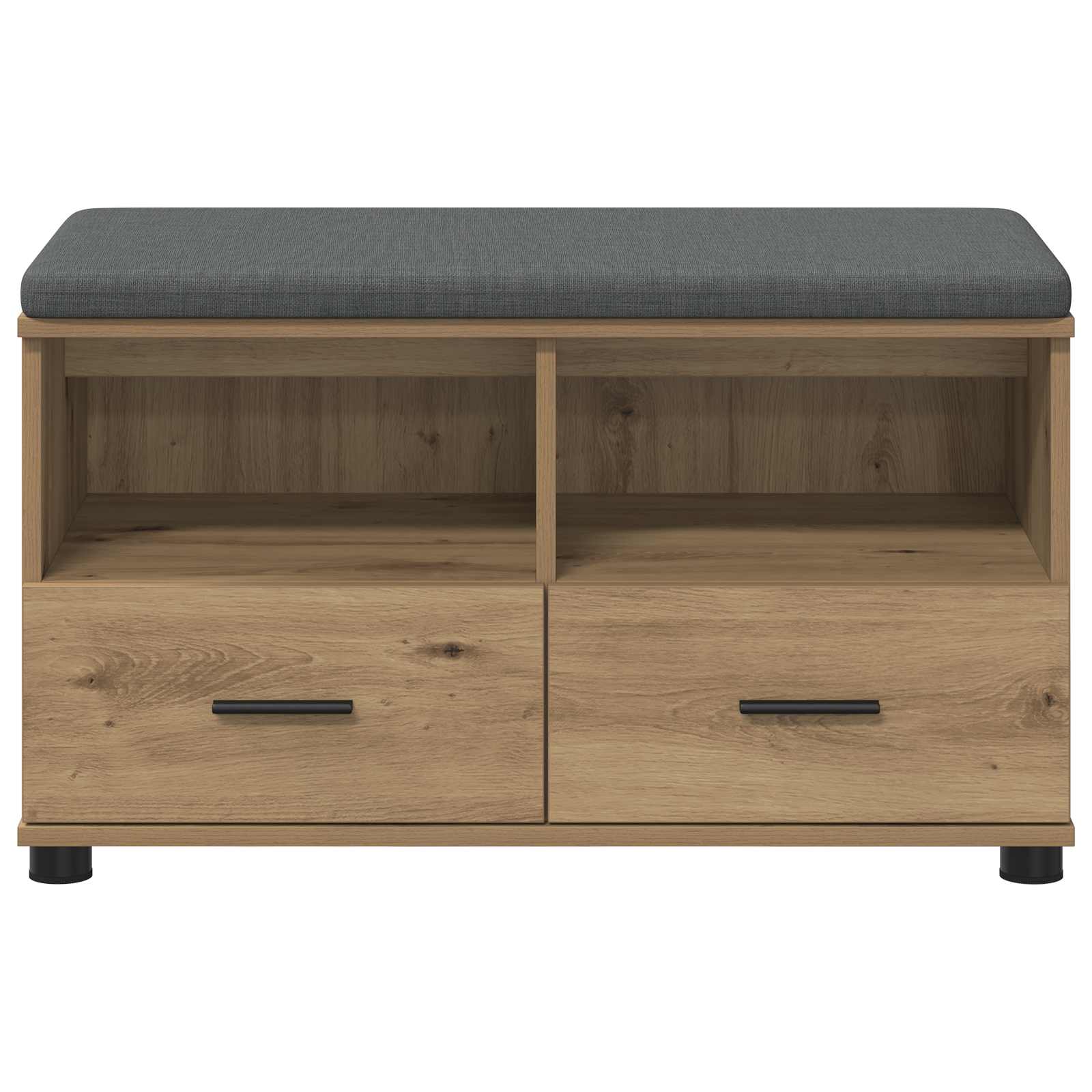 Halbank met kussen met lade Artisan Eiken 80 x 38 x 46 cm