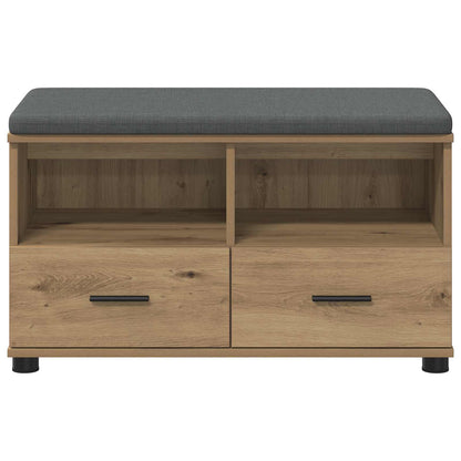 Halbank met kussen met lade Artisan Eiken 80 x 38 x 46 cm