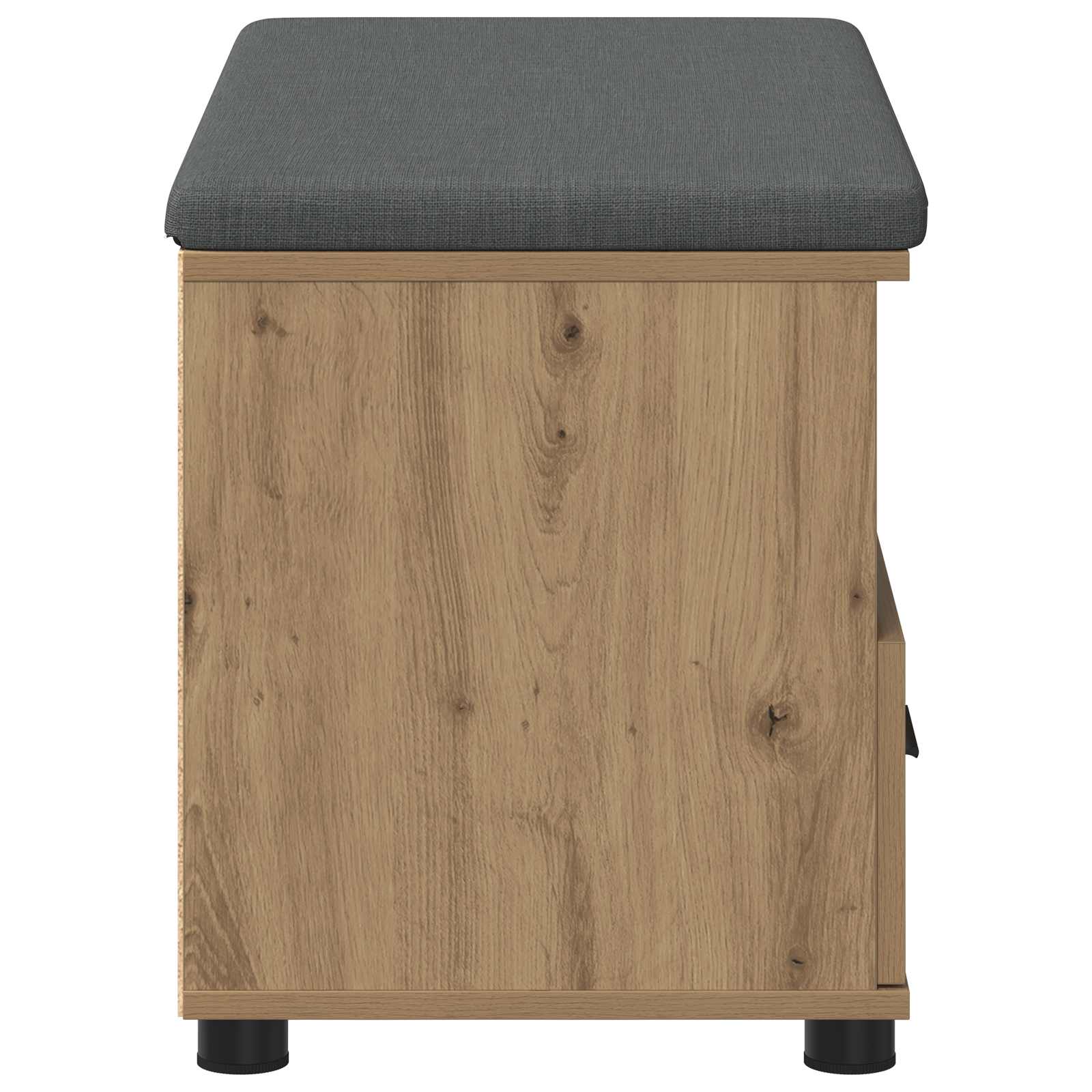 Halbank met kussen met lade Artisan Eiken 80 x 38 x 46 cm