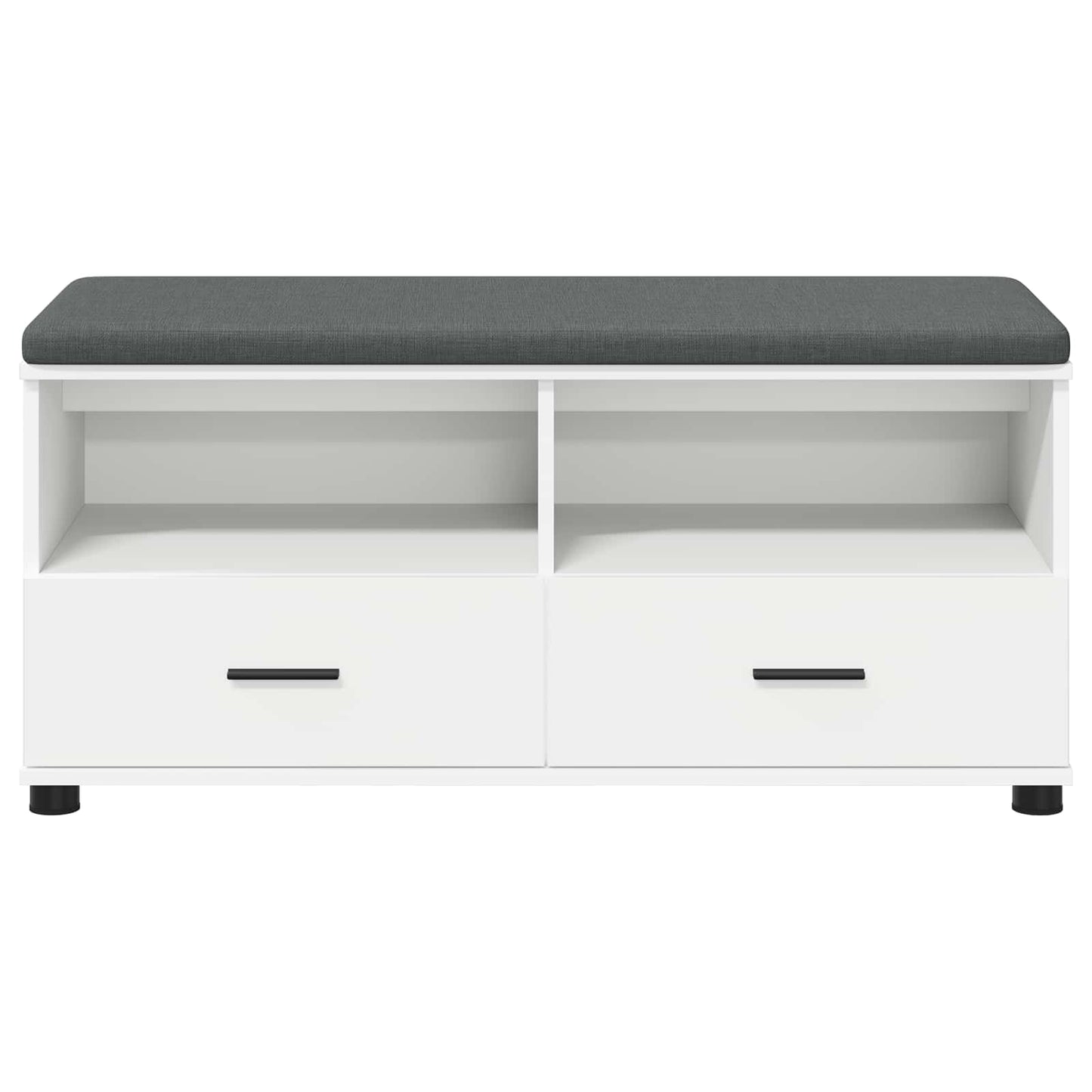 Halbank Wit 100 x 38 x 46 cm Spaanplaat en Bekledingsstof