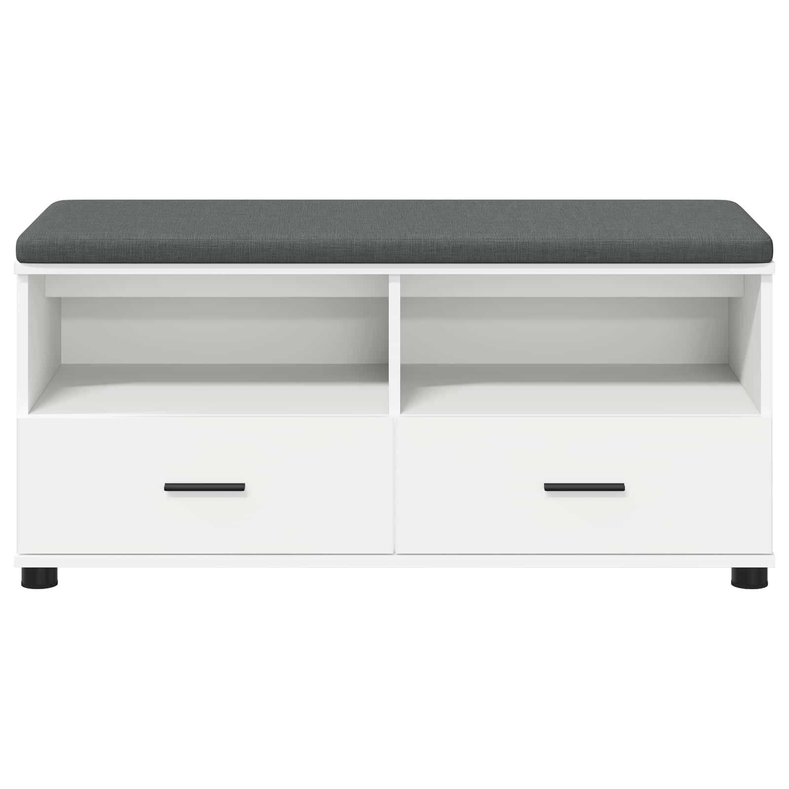 Halbank Wit 100 x 38 x 46 cm Spaanplaat en Bekledingsstof