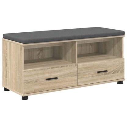 Halbank met kussen met lade Sonoma Eiken 100 x 38 x 46 cm