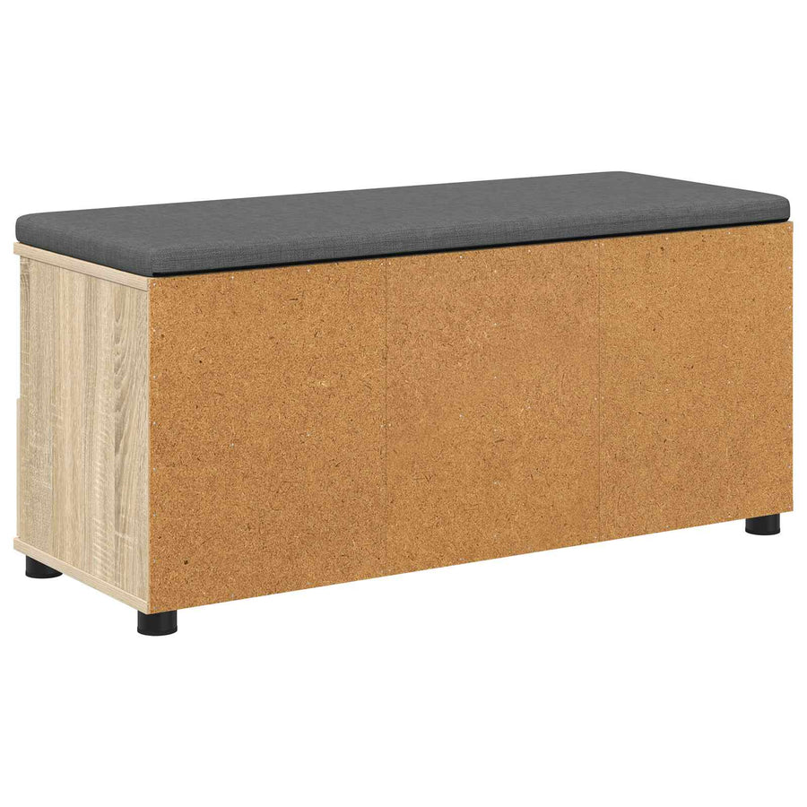 Halbank met kussen met lade Sonoma Eiken 100 x 38 x 46 cm