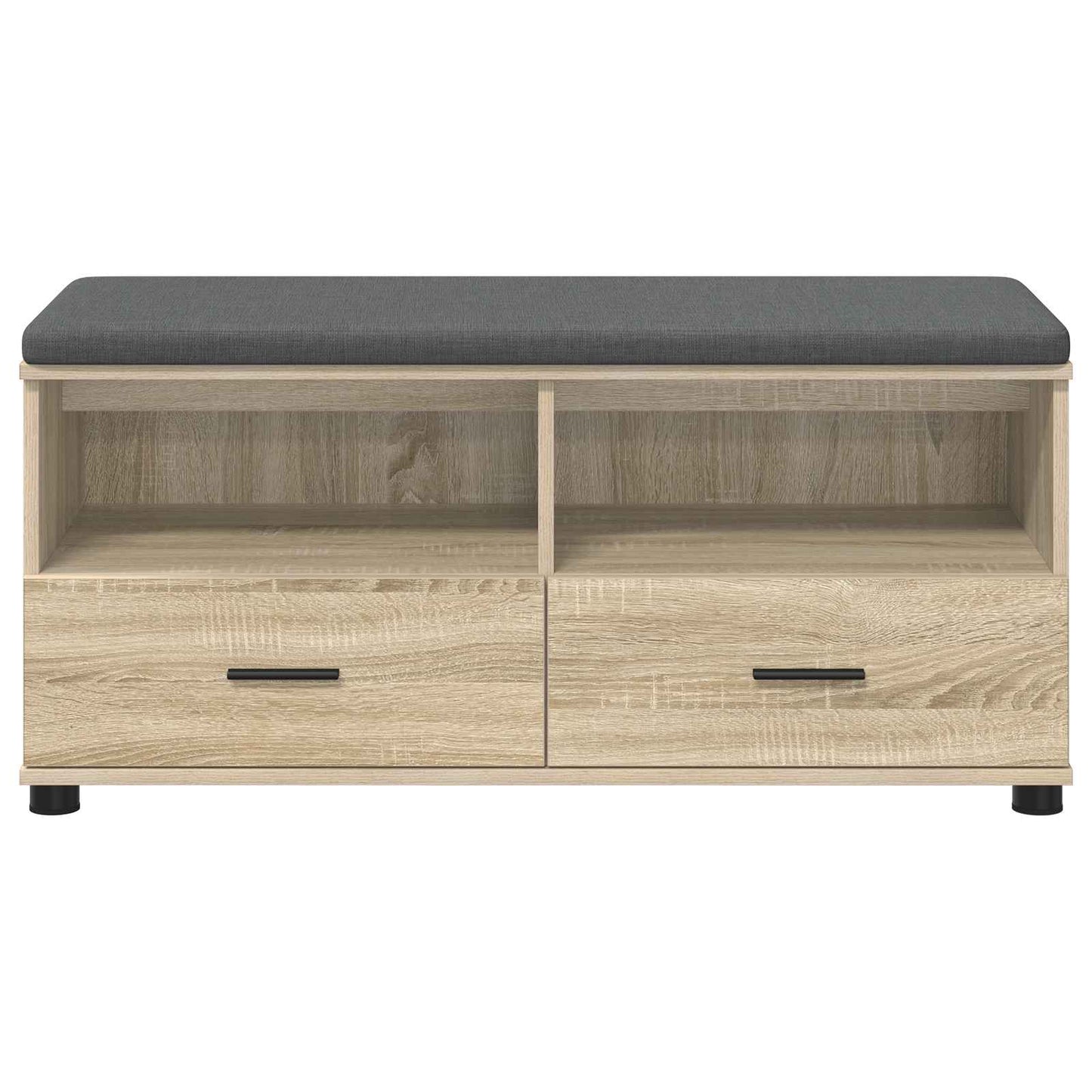 Halbank met kussen met lade Sonoma Eiken 100 x 38 x 46 cm