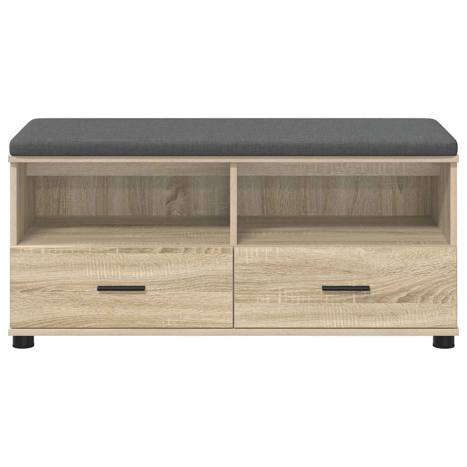 Halbank met kussen met lade Sonoma Eiken 100 x 38 x 46 cm