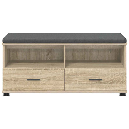 Halbank met kussen met lade Sonoma Eiken 100 x 38 x 46 cm