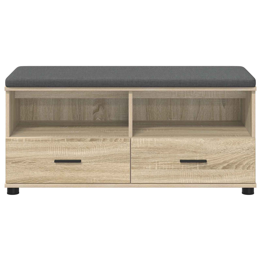 Halbank met kussen met lade Sonoma Eiken 100 x 38 x 46 cm