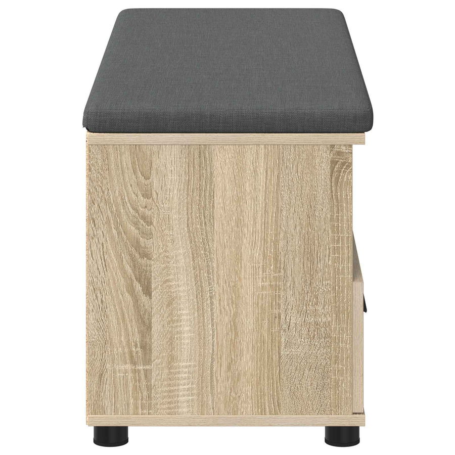 Halbank met kussen met lade Sonoma Eiken 100 x 38 x 46 cm