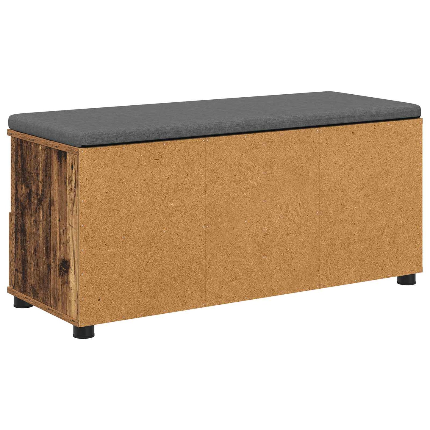 Halbank Oudhout 100 x 38 x 46 cm Spaanplaat en Bekledingsstof