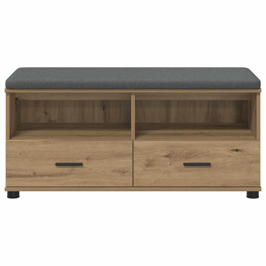 Halbank met kussen met lade Artisan Eiken 100 x 38 x 46 cm