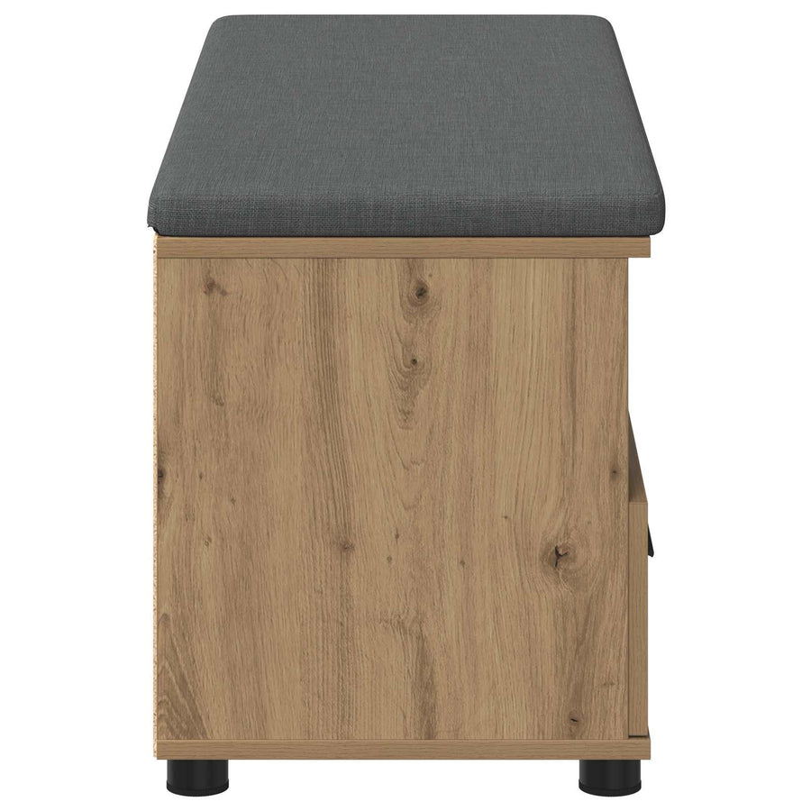 Halbank met kussen met lade Artisan Eiken 100 x 38 x 46 cm