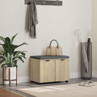 Halbank Sonoma eiken 60x38x46 cm met opbergplank