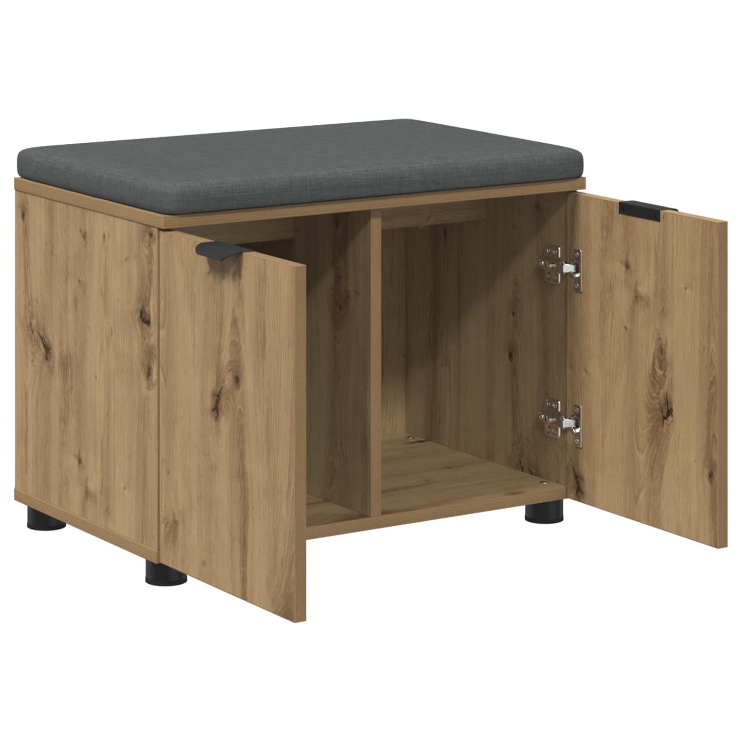 Halbank met kussen met opslag Artisan Eiken 60 x 38 x 46 cm