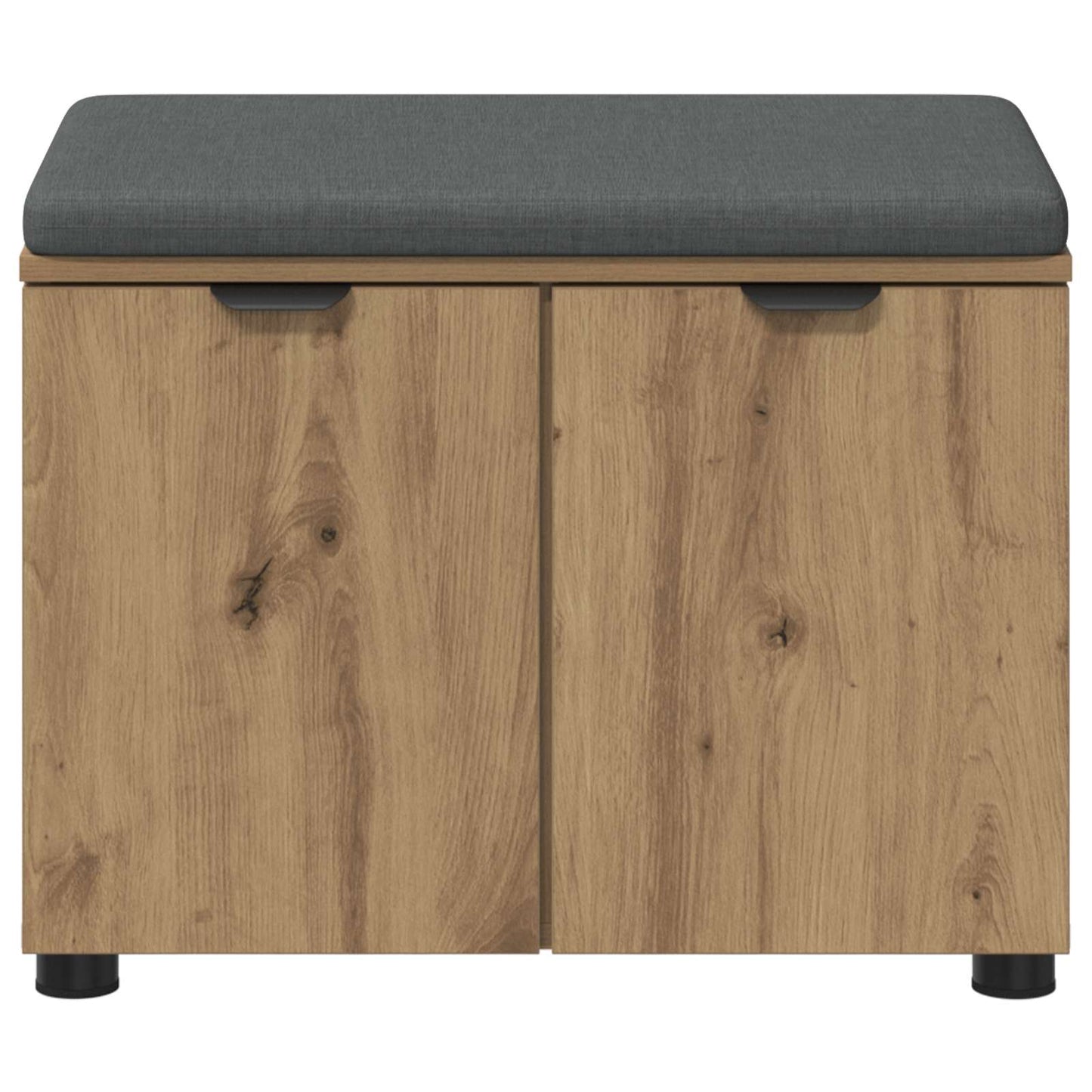 Halbank met kussen met opslag Artisan Eiken 60 x 38 x 46 cm