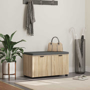 Halbank 80x38x46 cm Sonoma eiken met plank