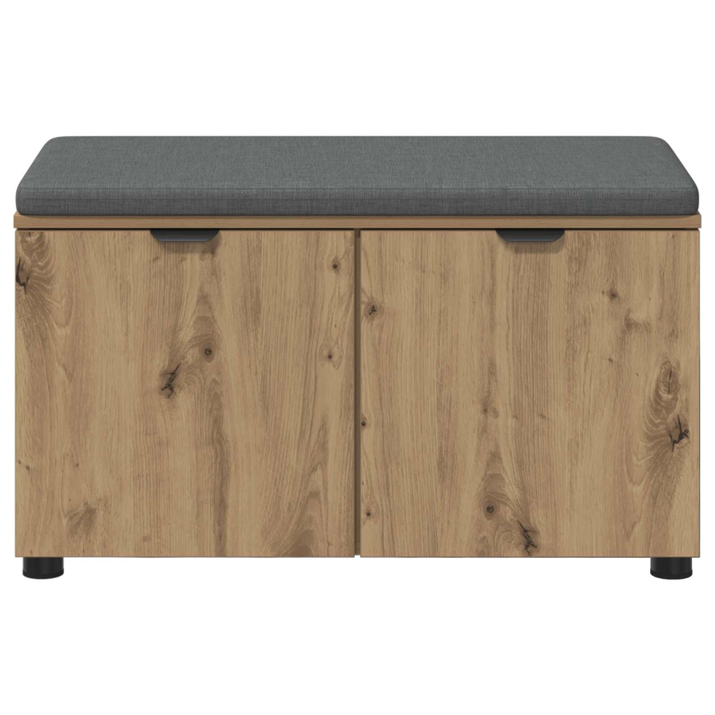 Halbank met kussen met opslag Artisan Eiken 80 x 38 x 46 cm