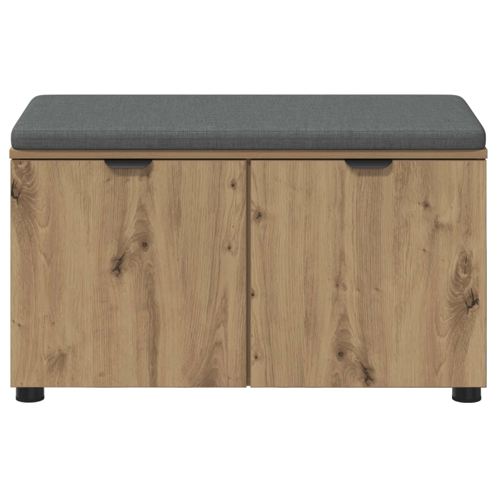 Halbank met kussen met opslag Artisan Eiken 80 x 38 x 46 cm