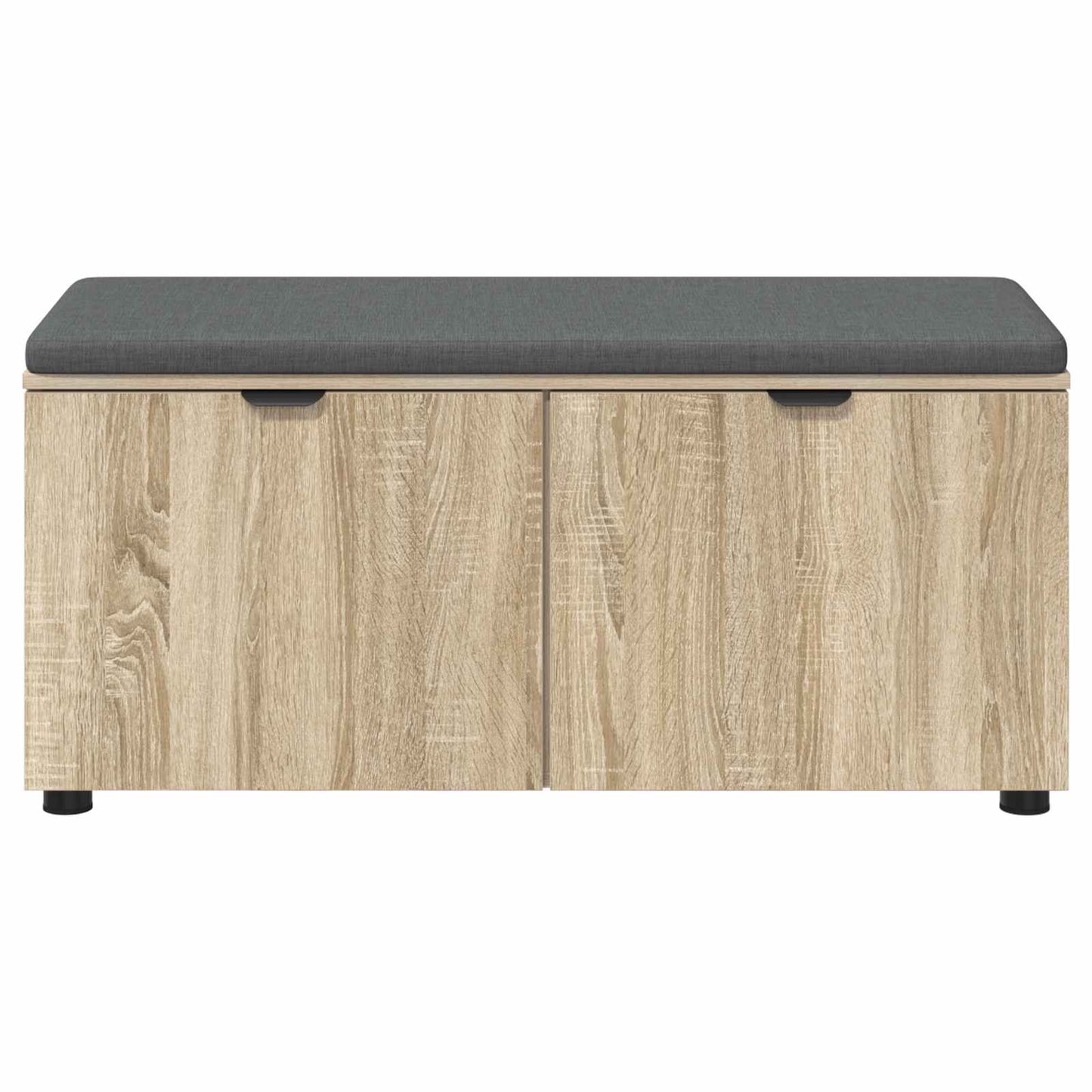 Halbank met kussen met plank Sonoma Eiken 100 x 38 x 46 cm
