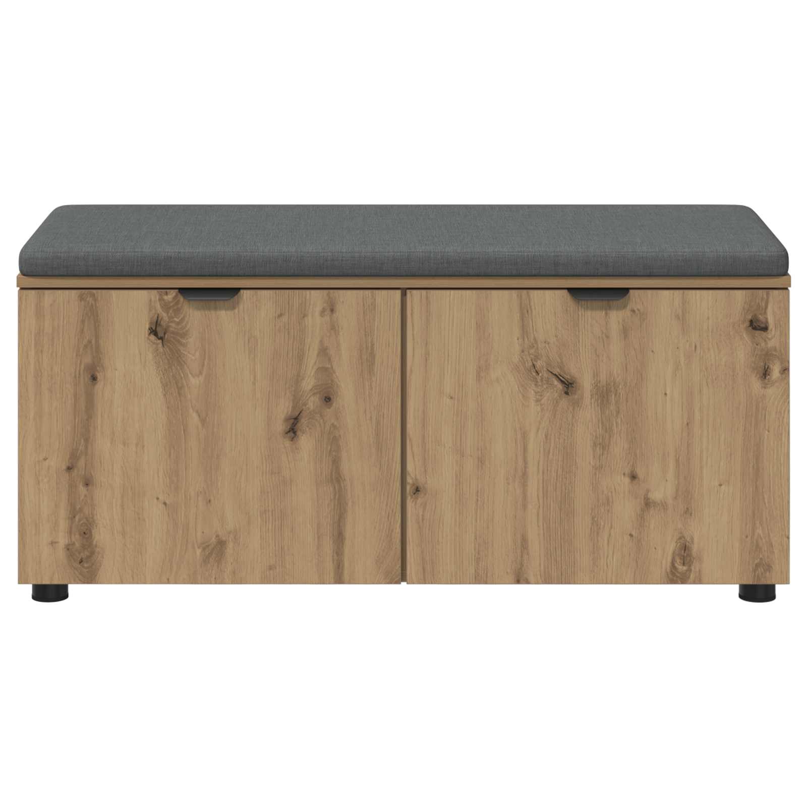 Halbank met kussen met opslag Artisan Eiken 100 x 38 x 46 cm