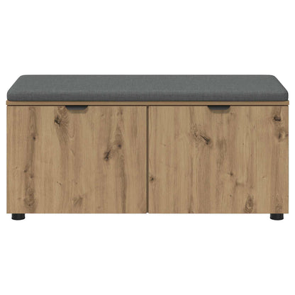 Halbank met kussen met opslag Artisan Eiken 100 x 38 x 46 cm